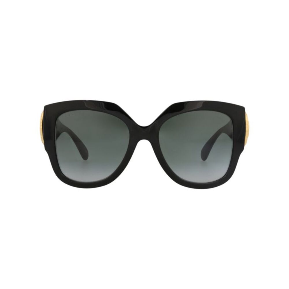 Gucci Square-Frame Recycled Acetate Sunglasses Black Womens